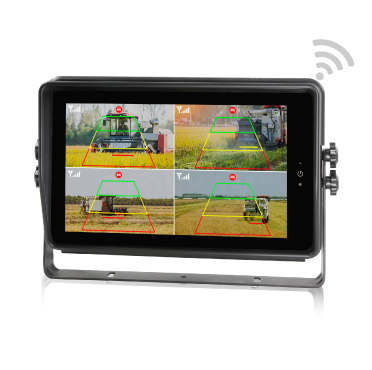 10.1-inch intelligent pedestrian & vehicle detection and warning wireless vehicle monitoring and video-recording display