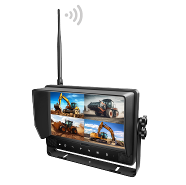 9 inch Wireless Vehicle Video Surveillance TFT LCD Monitor