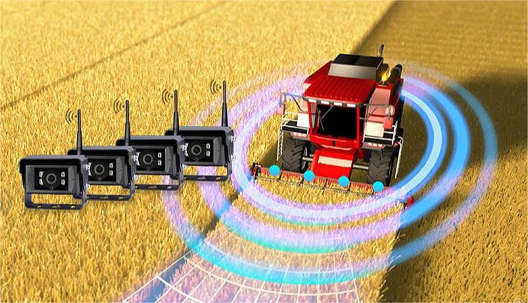 Optimize Harvester Performance with Combine Camera & Wireless Backup Cameras
