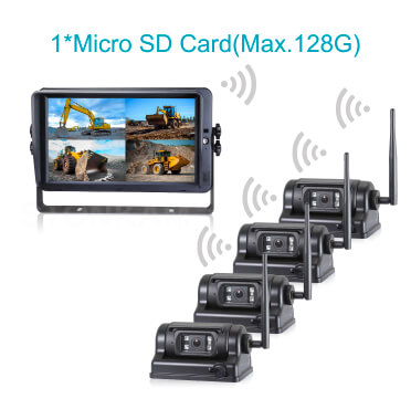 10.1-inch HD Vehicle Wireless Monitoring System
