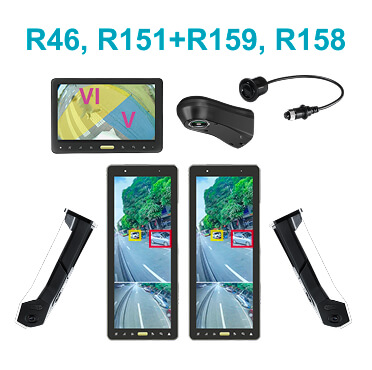 15-inch Mirrorcam System-Truck & Bus Camera System