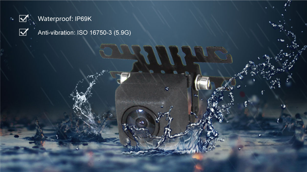1080P waterproof backup camera
