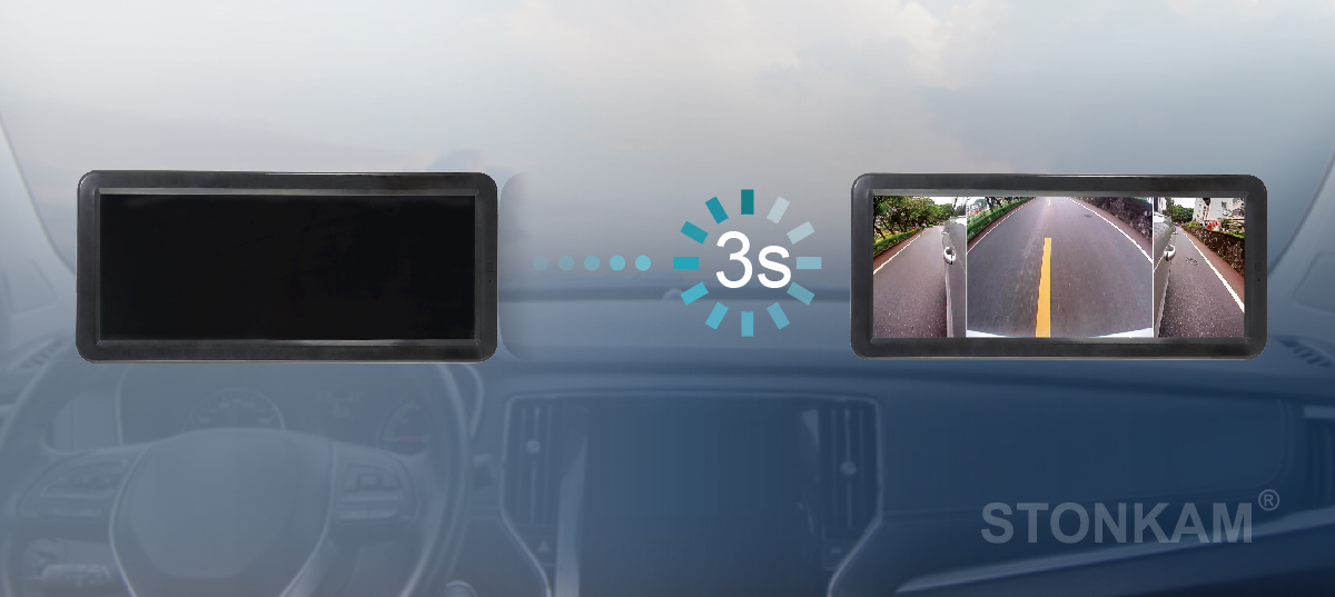 Electronic Mirror Monitor for bus