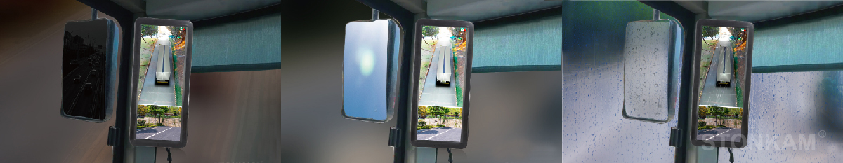 Electronic Mirror Monitor for bus