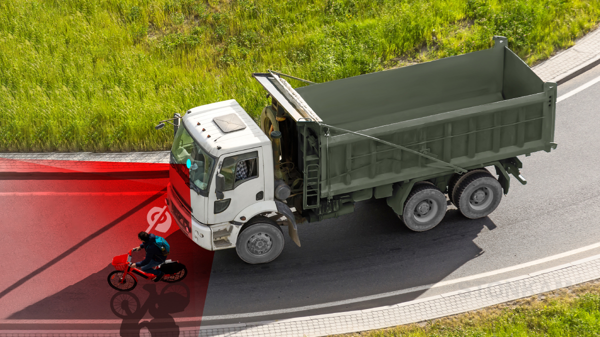 Blind Spot Forewarning, Construction Vehicle  Blind Spot Forewarning, Blind Spot Warning System for