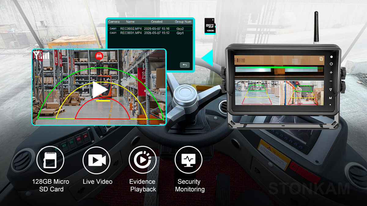 Forklift AI Wireless Monitoring System