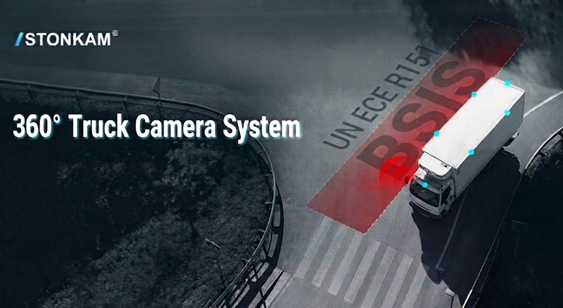 STONKAM 360 Truck camera system supports UN ECE R151 Blind Spot Requirements